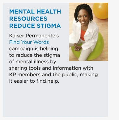 Mental Health Resources Reduce Stigma