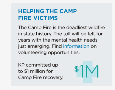 Helping the Camp Fire Victims