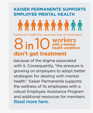 Kaiser Permanente Supports Employee Mental Health