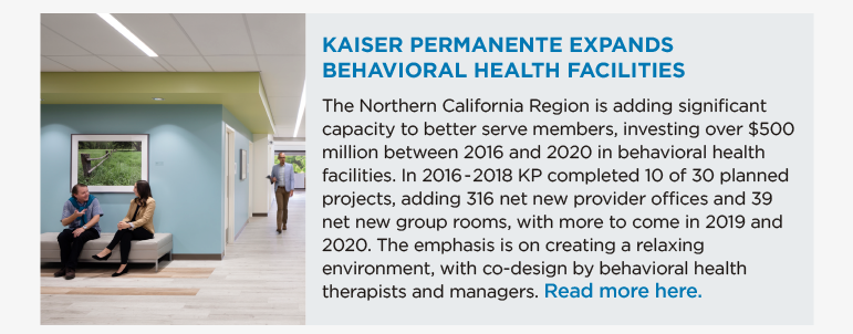 Kaiser Permanente Expands Behavioral Health Facilities