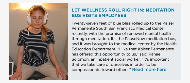 Let Wellness Roll Right In: Meditation Bus Visits Employees