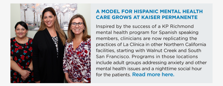 A Model for Hispanic Mental Health Care Grows at Kaiser Permanente