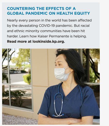 Countering the Effects of a Global Pandemic on Health Equity