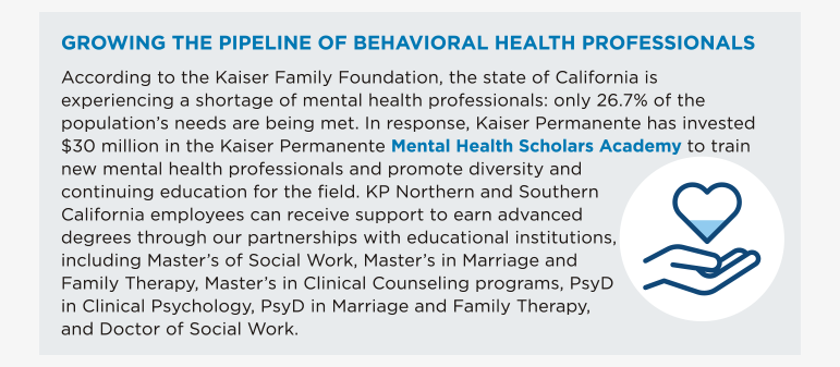 Growing the Pipeline of Behavioral Health Professionals