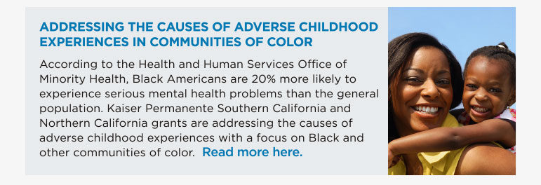 Addressing the Causes of Adverse Childhood Experiences in Communities of Color