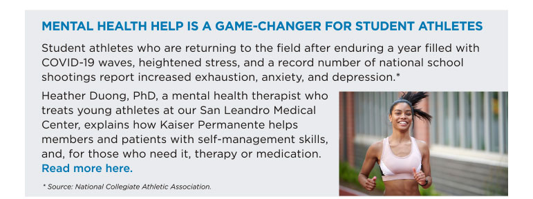 MENTAL HEALTH HELP IS A GAME-CHANGER FOR STUDENT ATHLETES
