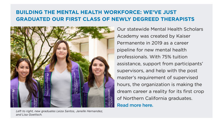 BUILDING THE MENTAL HEALTH WORKFORCE: WE’VE JUST GRADUATED OUR FIRST CLASS OF NEWLY DEGREED THERAPISTS