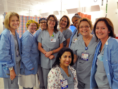 Members of the Kaiser Permanente Redwood City Ambulatory Surgery Unit helped organize the drive.