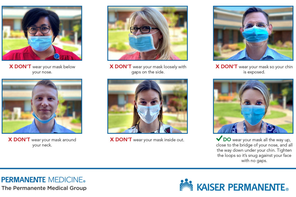 How to (Properly) Wear a Face Mask Kaiser Permanente Look insideKP