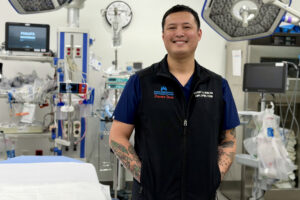 man in operating room
